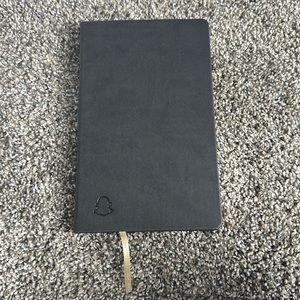 Snapchat themed notebook